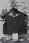 Mutedance 24 Spring/Summer Silk Button Vest MD-MD24SS52-HUI Gray PM118